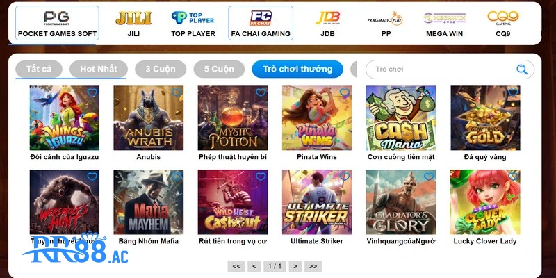 Cơ hội nổ Jackpots lớn tạo hứng thú cho người chơi